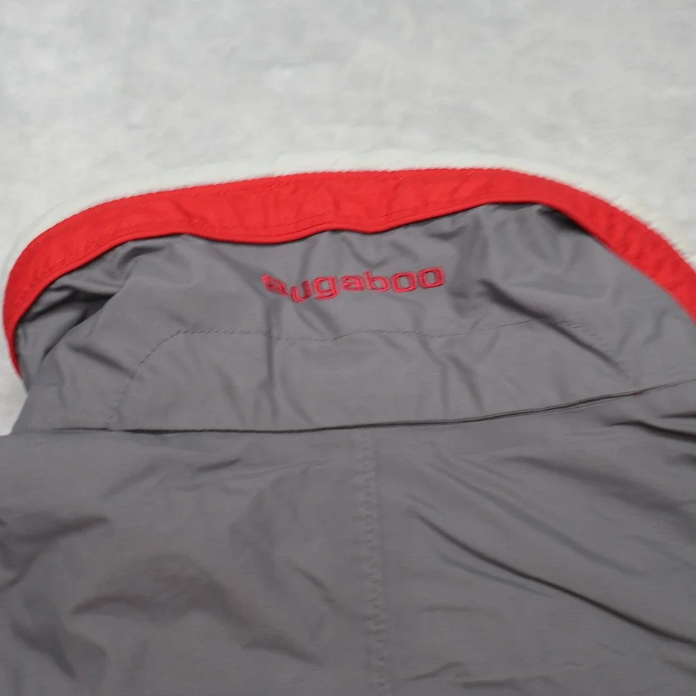 Columbia Jacket Youth 14/16 Red Bugaboo Waterproof Wind Rain Hiking 3in1 Shell